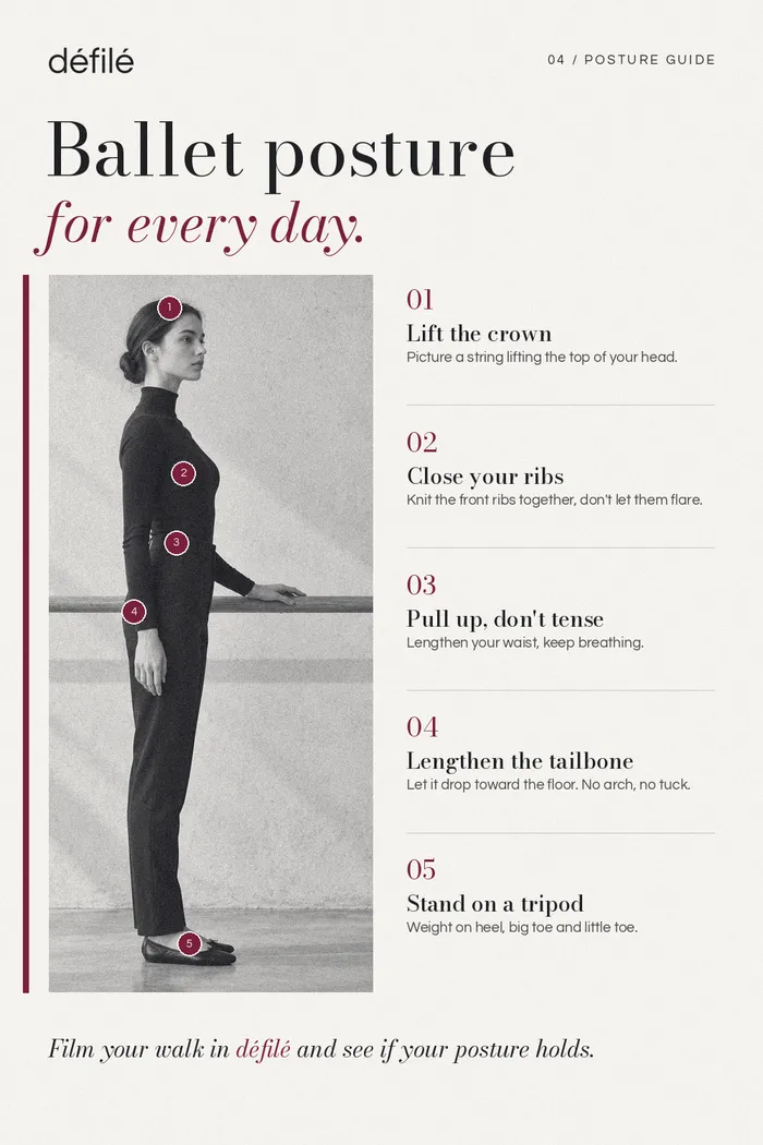 Ballet posture for every day: five cues